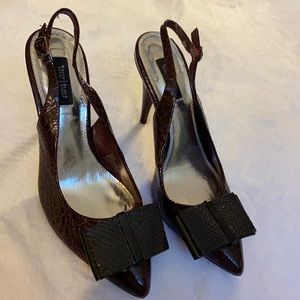Alligator and snake skin WHITE HOUSE/BLACK MARKET spike heels.  Worn once